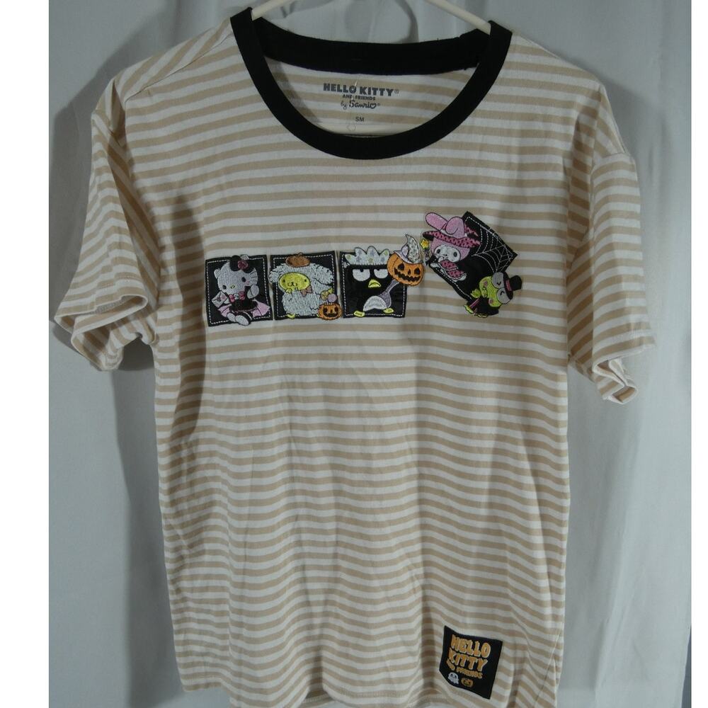 Sanrio Hello Kitty And Friends Box Lunch Tee Shirt Small Cotton Halloween NWT
